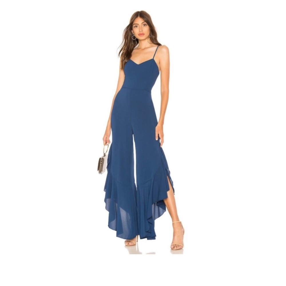 BB Dakota Saba Vintage Blue Jumpsuit